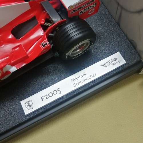 RARE HOT WHEELS MICHAEL SCHUMACHER F2005 FERRARI F1 CAR 1/18 - 2 OF 6 OF COLLECTION