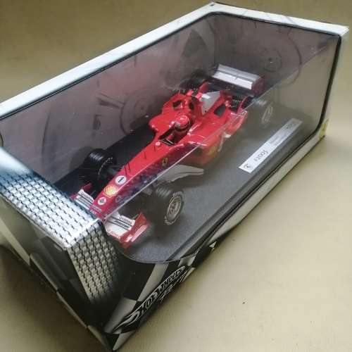 RARE HOT WHEELS MICHAEL SCHUMACHER F2005 FERRARI F1 CAR 1/18 - 2 OF 6 OF COLLECTION