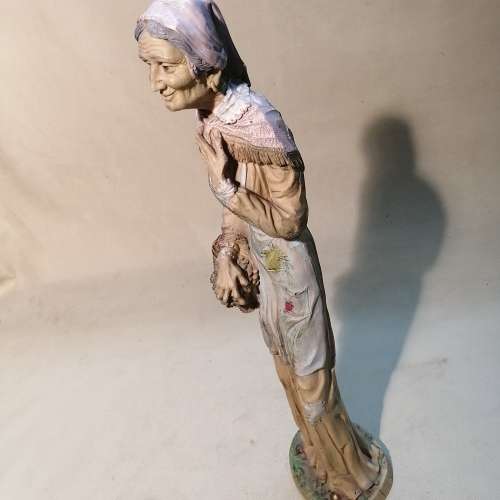 Original Signed L. Toni Vintage Statue - Italy 20 inch