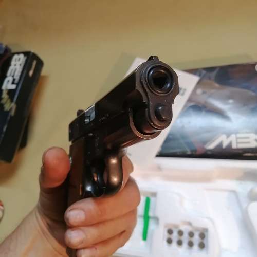 SMITH and WESSON M39 REPLIKA METAL CAP GUN