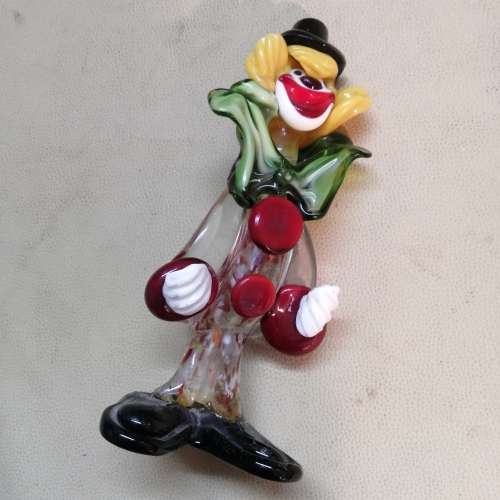 Magnificent Murano Italy Venetian Art Glass Clown 1 of 2
