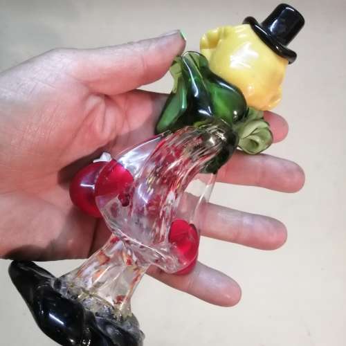 Magnificent Murano Italy Venetian Art Glass Clown 1 of 2