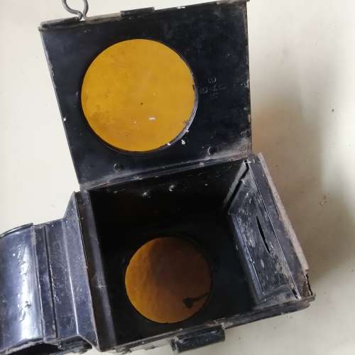 VINTAGE SOUTH AFRICAN RAILWAYS SIGNAL LAMP