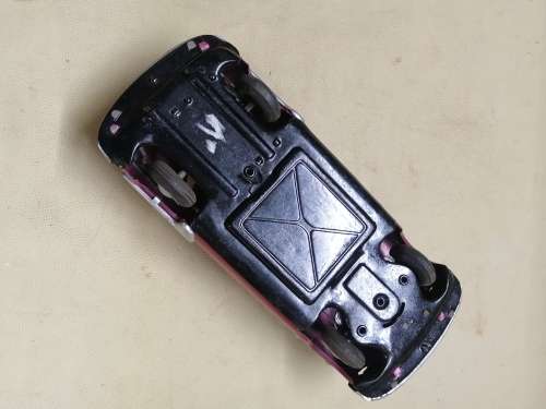 VINTAGE HUDSON BATTERY OPERATED TIN TOY CAR - JAPAN
