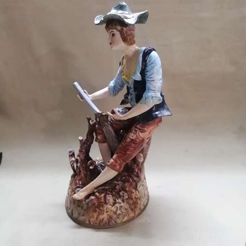 ABSOLUTELY MAGNIFICENT FLAWLESS GIANT 100% ORIGINAL CAPODIMONTE ITALIAN PORCELAIN STATUE 570MM HIGH