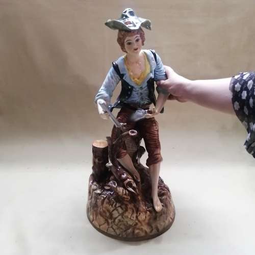 ABSOLUTELY MAGNIFICENT FLAWLESS GIANT 100% ORIGINAL CAPODIMONTE ITALIAN PORCELAIN STATUE 570MM HIGH