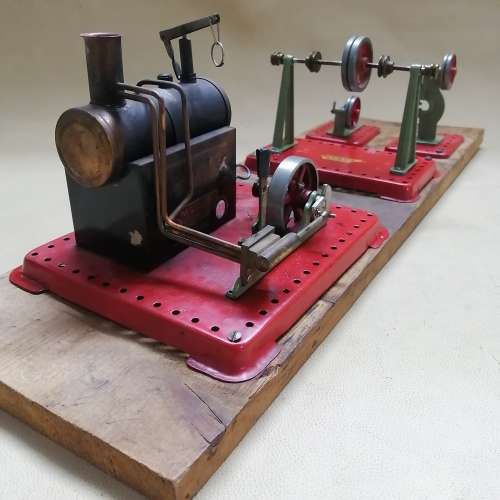 VERY RARE VINTAGE MAMOD GRIFFIN and GEORGE SE3 STEAM ENGINE + ACCESSORIES