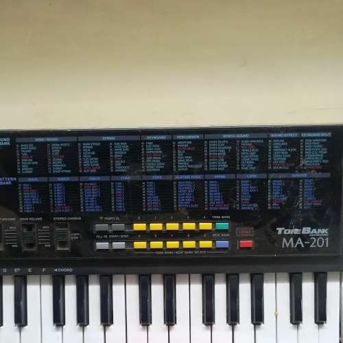 CASIO TONE BANK MA-201 KEYBOARD (TESTED WORKING)