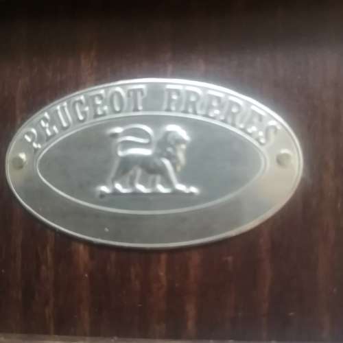 VERY LARGE EXQUISITE PEUGEOT FRERES MANUAL COFFEE GRINDER - MINT CONDITION