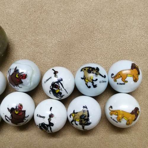 TWO COMPLETE SETS OF COLLECTORS DISNEY`S LION KING MARBLES
