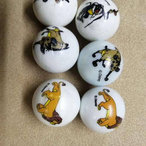 TWO COMPLETE SETS OF COLLECTORS DISNEY`S LION KING MARBLES