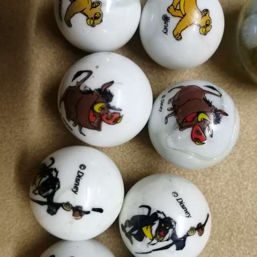 TWO COMPLETE SETS OF COLLECTORS DISNEY`S LION KING MARBLES