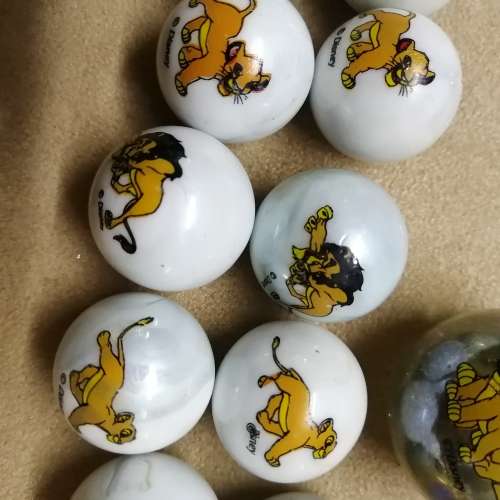 TWO COMPLETE SETS OF COLLECTORS DISNEY`S LION KING MARBLES