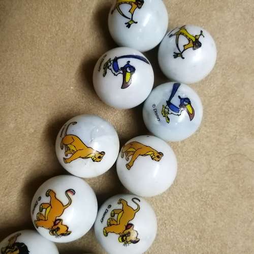TWO COMPLETE SETS OF COLLECTORS DISNEY`S LION KING MARBLES