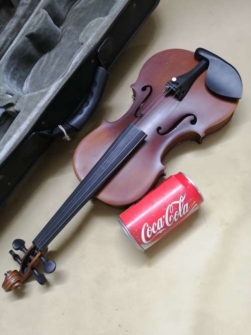 Sanchez 1/2 Size Handmade Violin With Bow & Case - Very Good Condition
