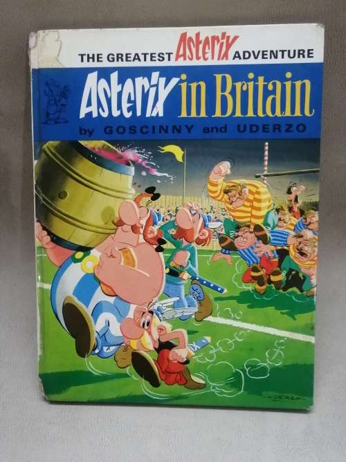 VINTAGE ASTERIX IN BRITAIN HARD COVER BOOK