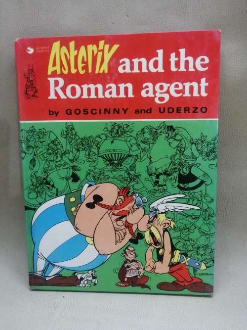VINTAGE ASTERIX AND THE ROMAN AGENT HARD COVER BOOK