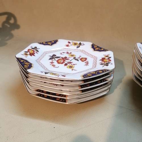 Exquisite!!! VINTAGE Mikasa Fine China `FAR EAST L6104 Octagonal 18 Piece Dinner Set