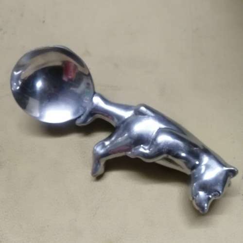 ORIGINAL VINTAGE MEXICAN MARIPOSA 1998 PEWTER ICE CREAM SPOON
