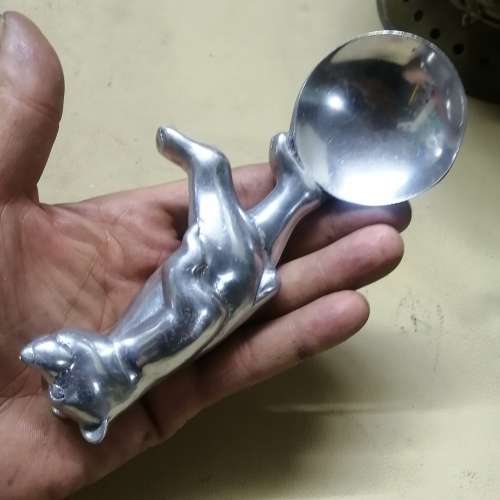 ORIGINAL VINTAGE MEXICAN MARIPOSA 1998 PEWTER ICE CREAM SPOON