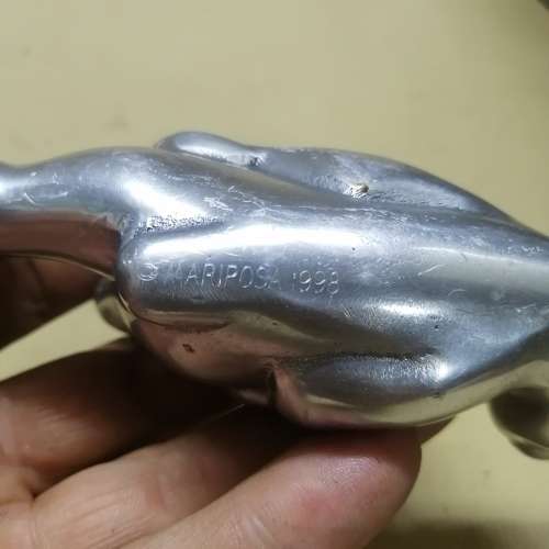 ORIGINAL VINTAGE MEXICAN MARIPOSA 1998 PEWTER ICE CREAM SPOON