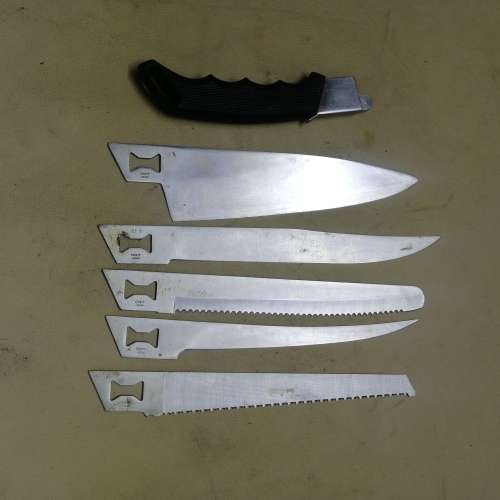 KERSHAW KAI BLADE TRADER KNIFE SET 5 BLADES IN CASE