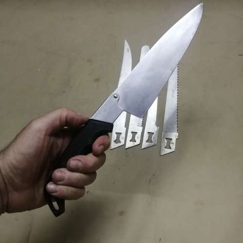 KERSHAW KAI BLADE TRADER KNIFE SET 5 BLADES IN CASE