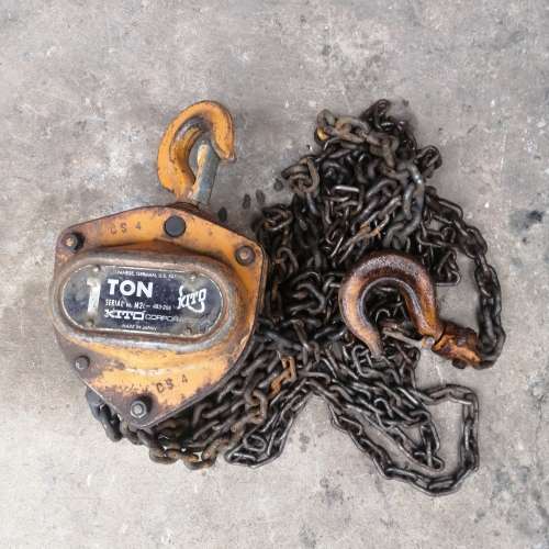 KITO CHAIN BLOCK 1 TON COMMERCIAL & INDUSTRIAL - WORKING CONDITION