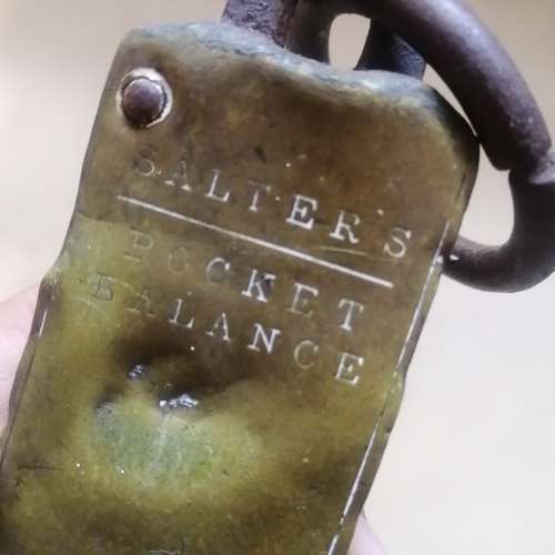 VINTAGE 1930`S BASS ENGLISH SALTER POCHET BALANCE SCALE