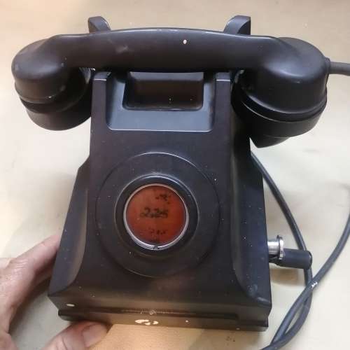Vintage Original 1940`s Hand Crank Telephone