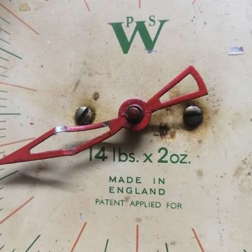 Beautiful Set of Vintage Enamel Scales