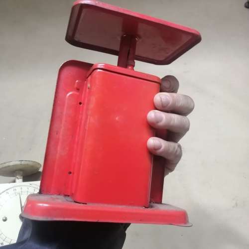 Beautiful Set of Vintage Enamel Scales