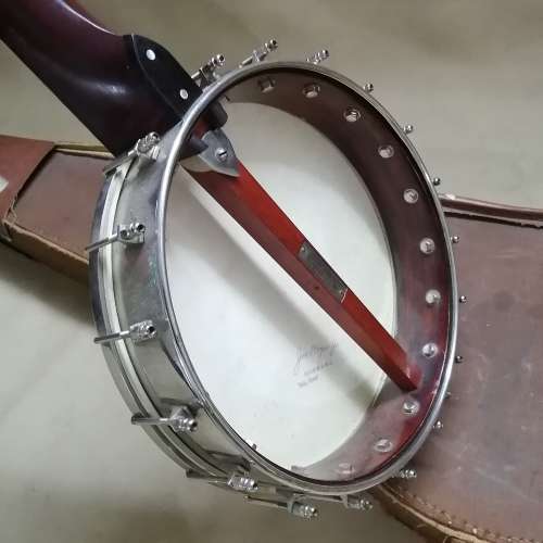 1901 Clifford Essex Weaver 5 String Open Back Banjo - Comes with an old hard case