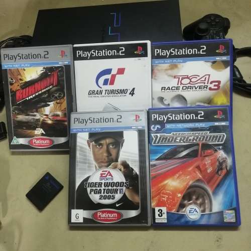 HUGE COMPLETE VINTAGE PS2 GAMING BUNDLE - 1 of 2