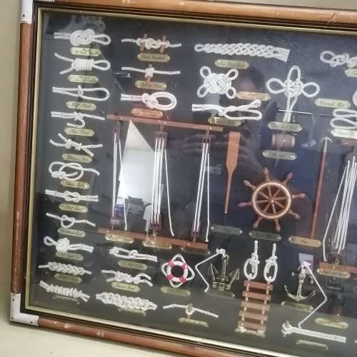 VERY LARGE 3D NAUTICAL KNOT BOARD - 900MM X 600MM