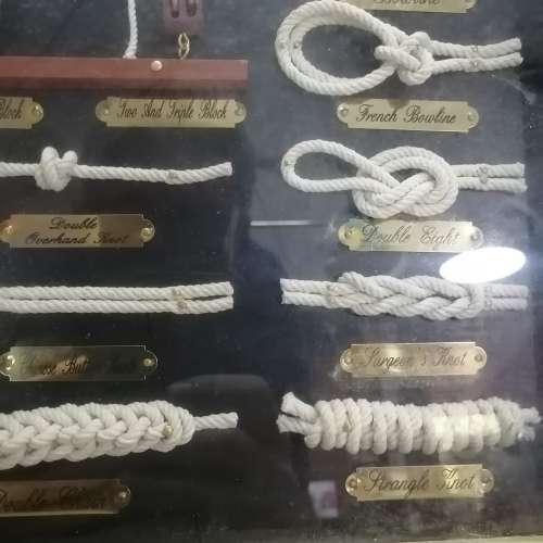 VERY LARGE 3D NAUTICAL KNOT BOARD - 900MM X 600MM