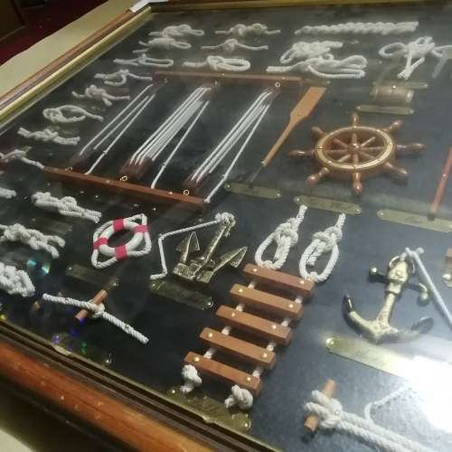 VERY LARGE 3D NAUTICAL KNOT BOARD - 900MM X 600MM