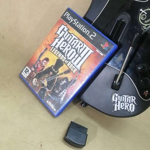 COMPLETE ORIGINAL PS2 GUITAR HERO BUNDLE