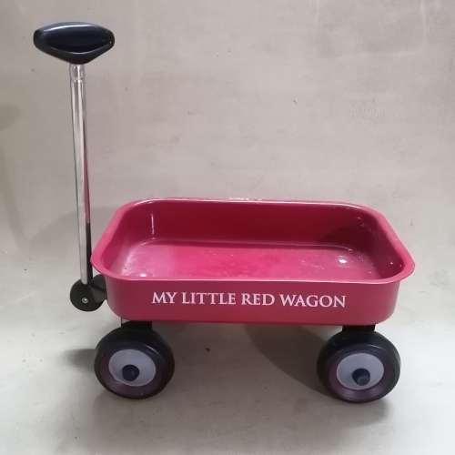 AWESOME VINTAGE METAL MY LITTLE RED WAGON