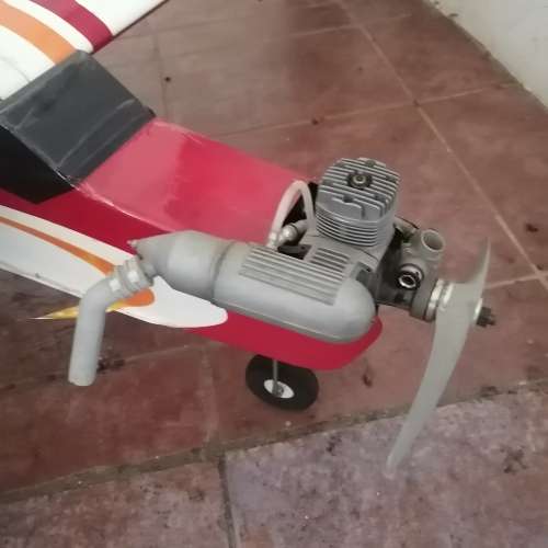 HUGE!!! COMPLETE POWERFUL RADIO CONTROL ETANOL PLANE - 1600MM WINGSPAN