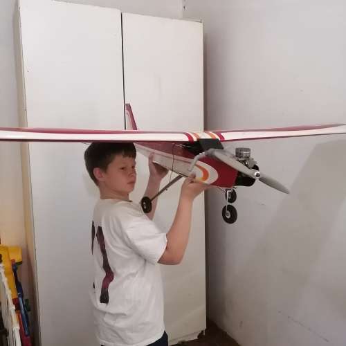 HUGE!!! COMPLETE POWERFUL RADIO CONTROL ETANOL PLANE - 1600MM WINGSPAN