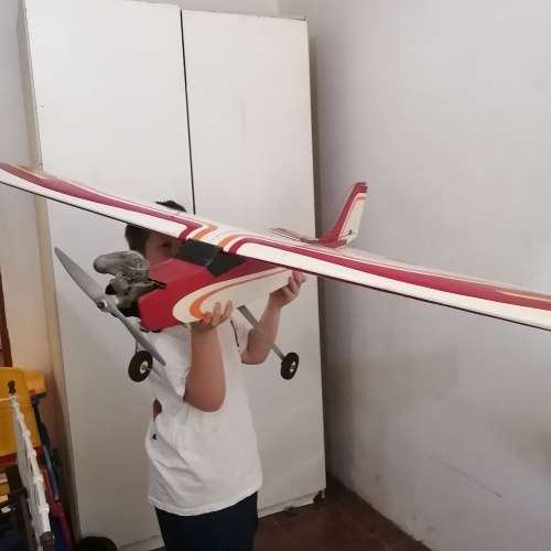 HUGE!!! COMPLETE POWERFUL RADIO CONTROL ETANOL PLANE - 1600MM WINGSPAN