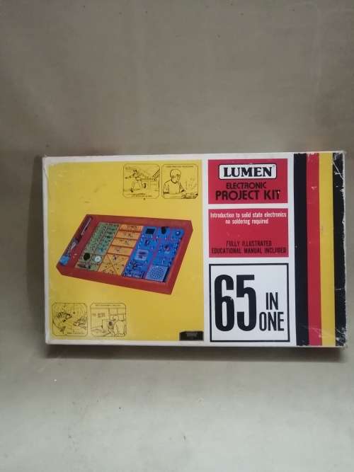 Vintage Radio Lumen electronic project kit 65 in one