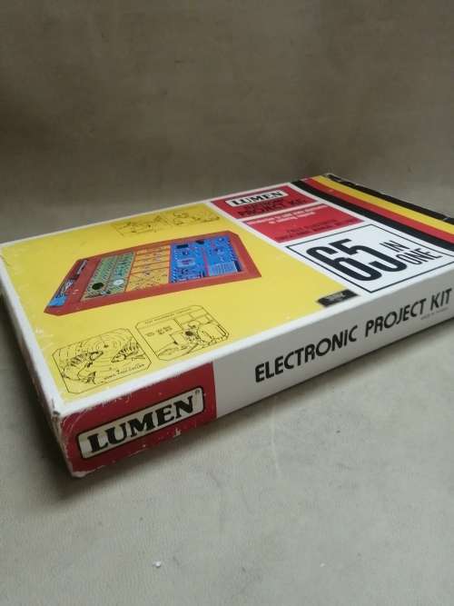 Vintage Radio Lumen electronic project kit 65 in one