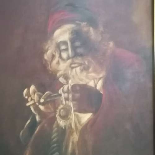 STUNNING ORIGINAL OIL ON BOARD SIGNED BY MADGE ROSCHER 1979 SIZE 630 X 730MM
