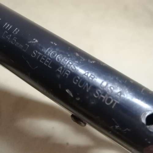 VINTAGE DAISY ROGERS 111B 4.5MM STEEL AIR BB SHOTGUN - USA