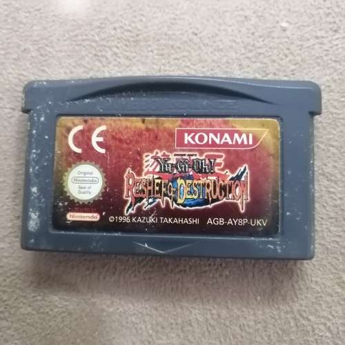 YU-GI-OH! RESHEF OF DESTRUCTION GAMEBOY GAME