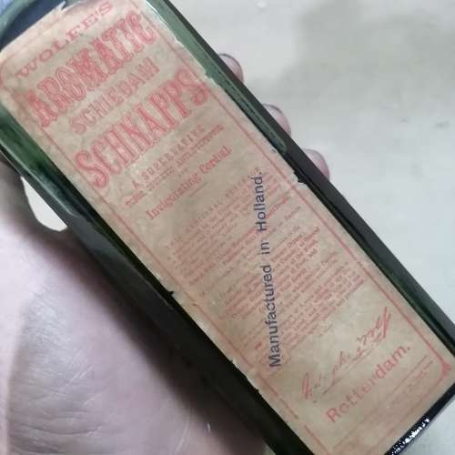 Very Rare!!! Udolpho Wolfe`s Schiedam Aromatic Schnapps - Sealed