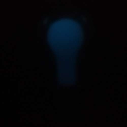 EXQUISITE ORIGINAL POP ART ACRYLIC GLASS GLOW IN THE DARK PAPERWEIGHT SCULPTURE BY PIERRE GIRAUDON