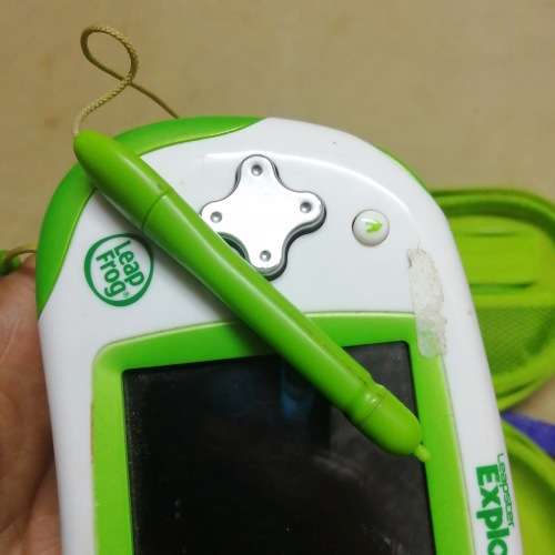 COMPLETE VINTAGE LEAPFROG LEAPSTER BUNDLE WITH 4 GAMES AND CAMERA - WORKING